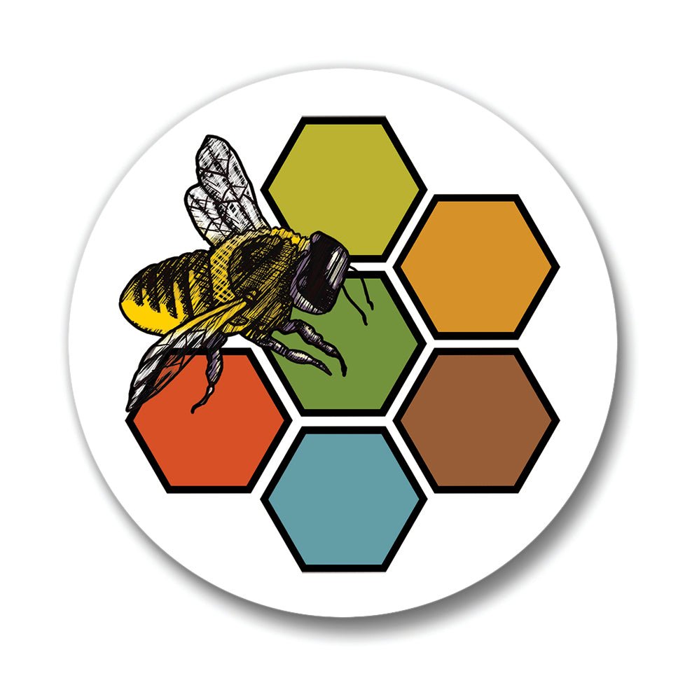 Bee Drink Coaster - Coasters - Two Little Fruits - Two Little Fruits