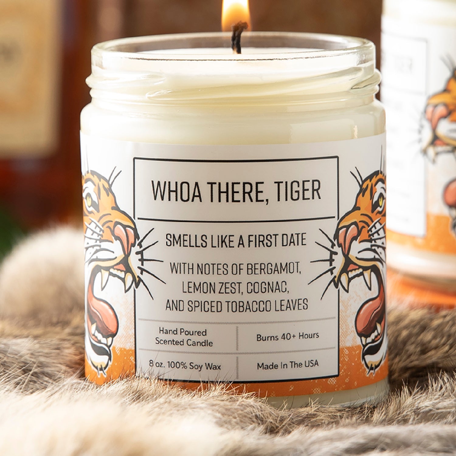 Bergamot & Lemon Zest Scented Candle - Two Little Fruits