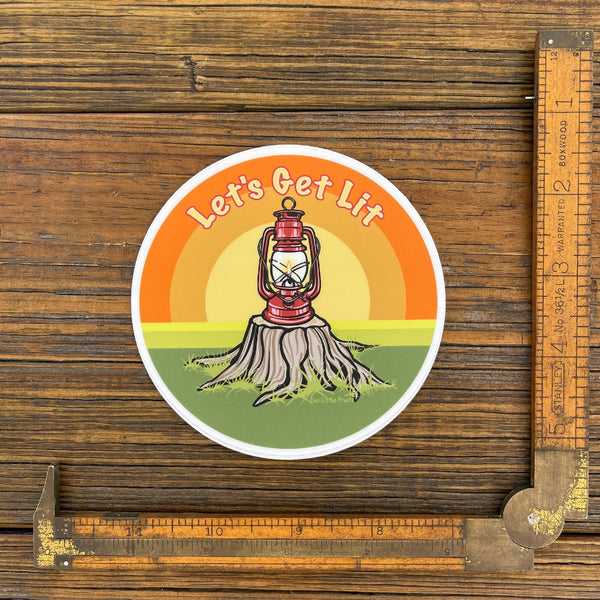 Camping Sticker - Sticker - Two Little Fruits - Two Little Fruits