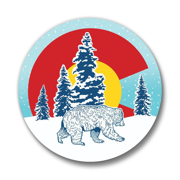 Colorado Bear Pin - Button Pins - Two Little Fruits - Two Little Fruits