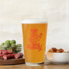 Cowboy Beer Glass - Pint Glass - Two Little Fruits - Two Little Fruits