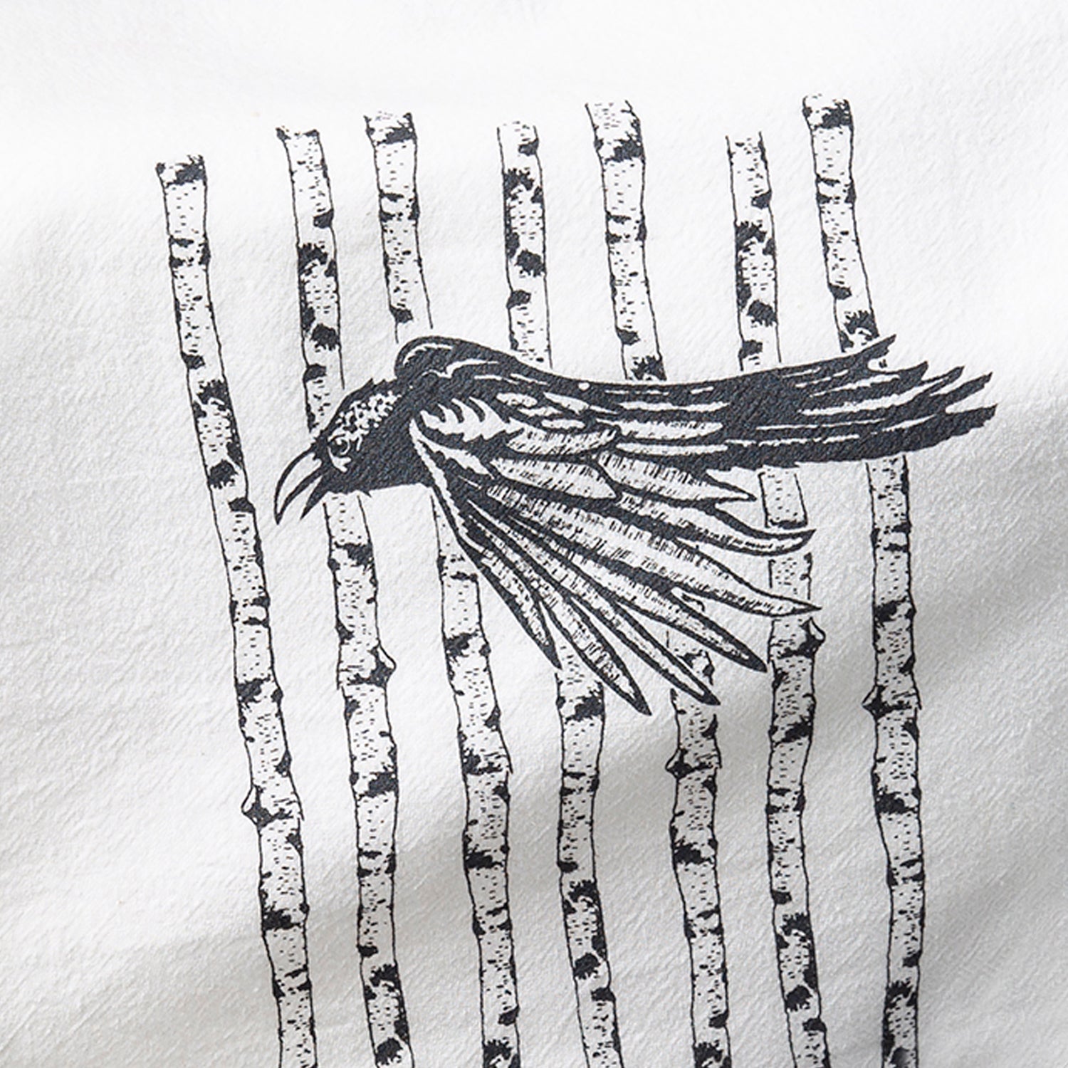 Crow and Owl Tea Towel - Two Little Fruits