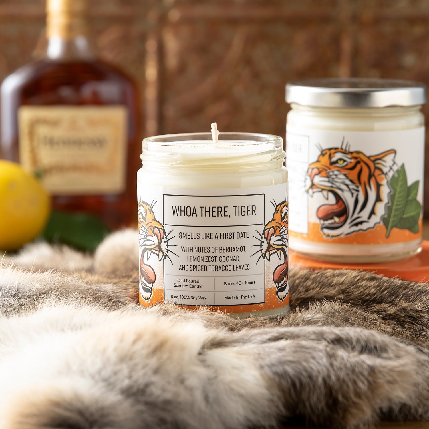 Date Night Scented Soy Wax Candle Set - Two Little Fruits