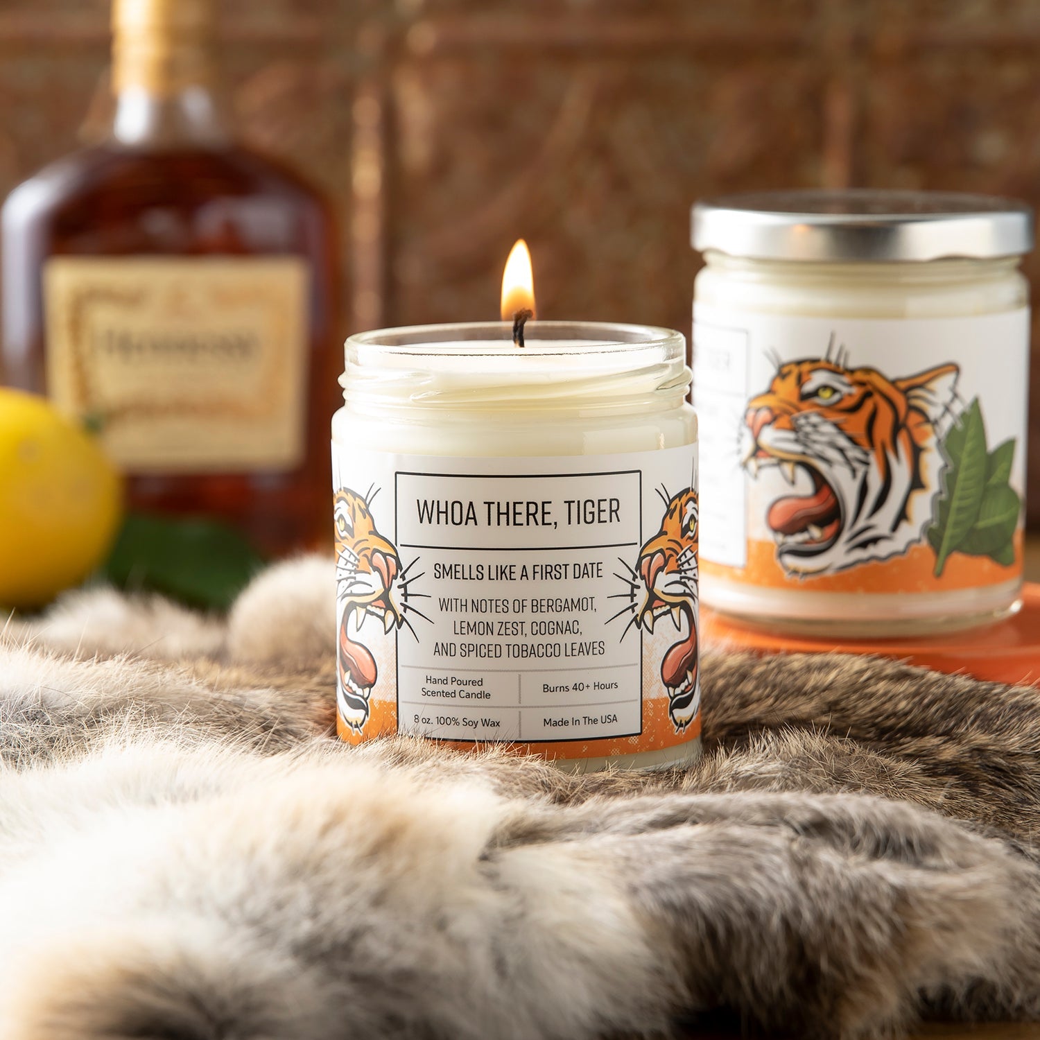 Date Night Scented Soy Wax Candle Set - Two Little Fruits