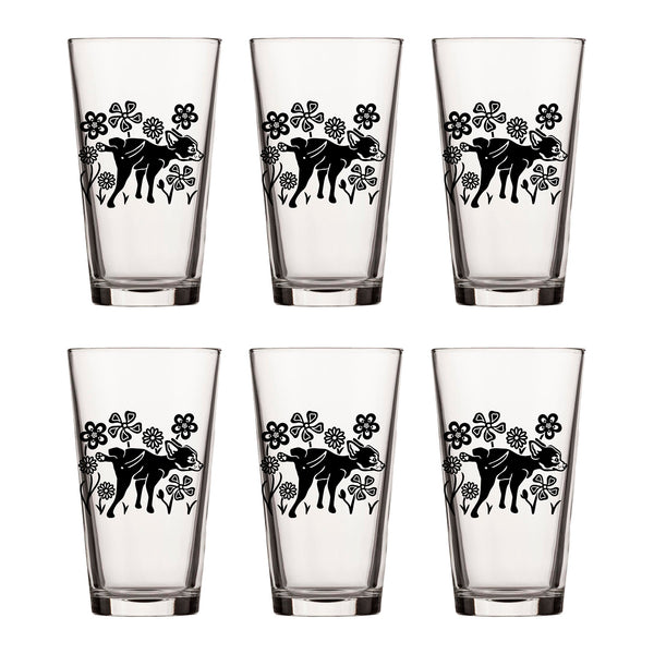 Dog Beer Glass - Pint Glass - Two Little Fruits - Two Little Fruits
