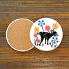 Dog Drink Coaster - Coasters - Two Little Fruits - Two Little Fruits