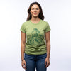 Frog on a Bike Tee - Heather Green - Tee Shirts - Two Little Fruits - Two Little Fruits