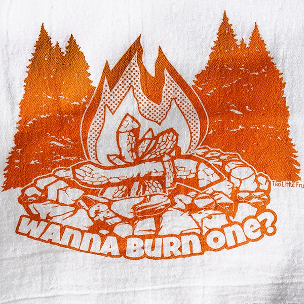Funny Camping Kitchen Towel - Two Little Fruits