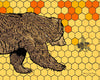 Honey Bear Art Print - Two Little Fruits