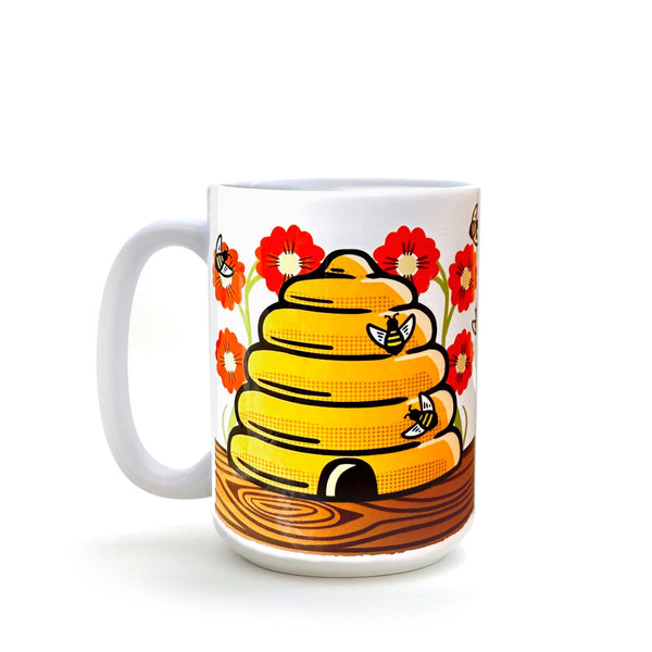 Honeybee Coffee Mug - Mug - Two Little Fruits - Two Little Fruits