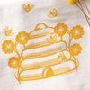 Honeybee Yellow Kitchen Towel - Two Little Fruits