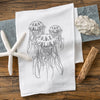 Jellyfish Tea Towel - Two Little Fruits