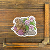 Knitting Marmot Sticker - Two Little Fruits
