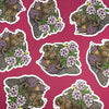 Knitting Marmot Sticker - Two Little Fruits