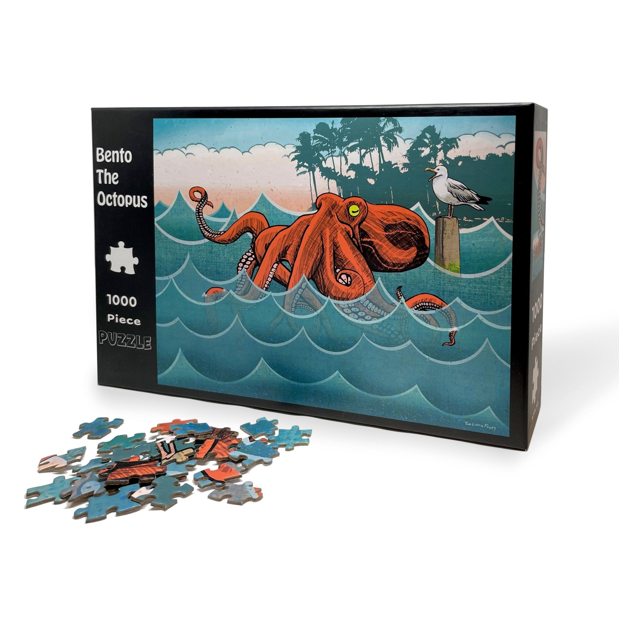 Octopus 1000 Piece Jigsaw Puzzle - Two Little Fruits