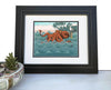 Octopus Art Print - Two Little Fruits