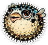 Pufferfish Sticker - Two Little Fruits