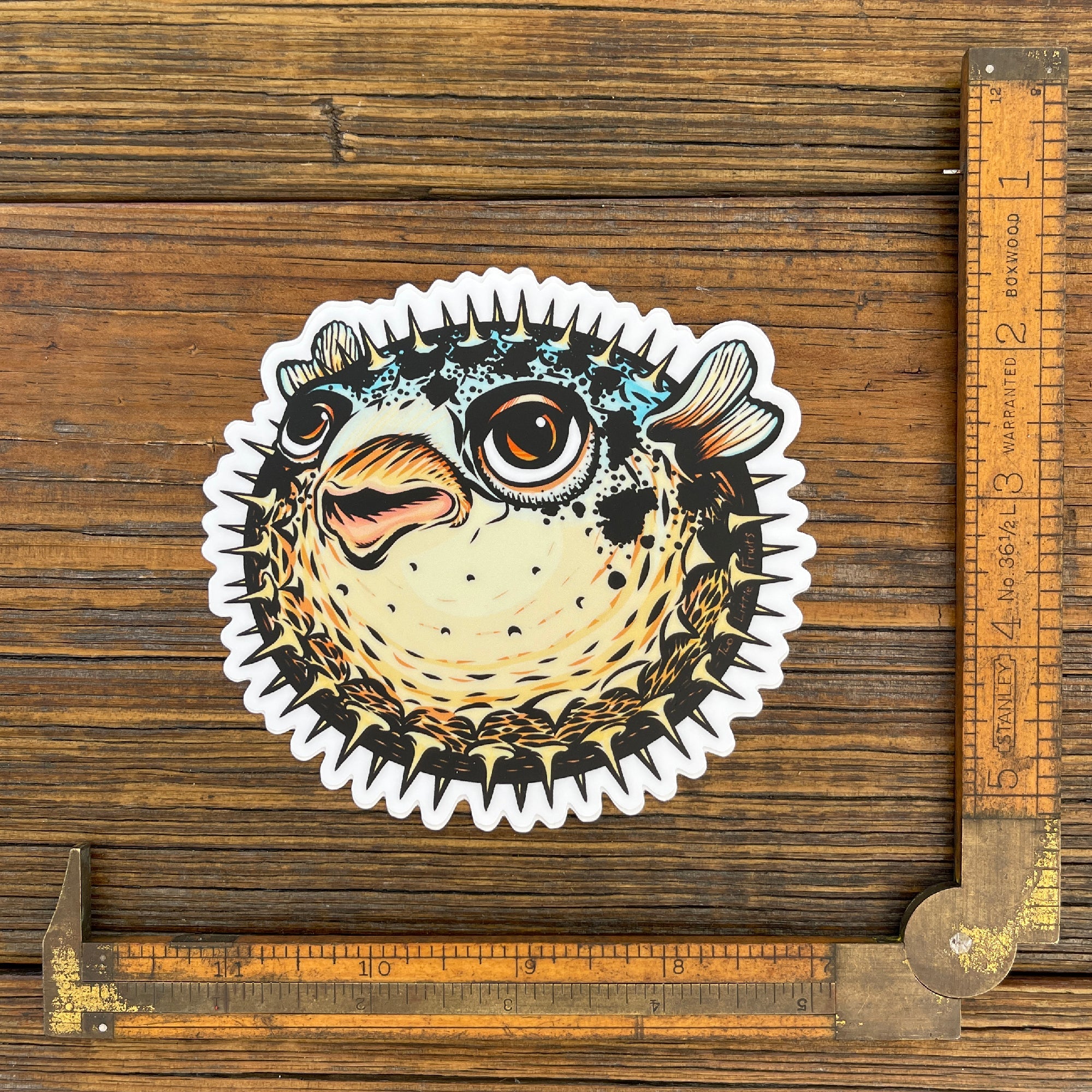 Pufferfish Sticker - Two Little Fruits