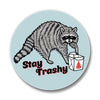 Raccoon Drink Coaster - Coasters - Two Little Fruits - Two Little Fruits