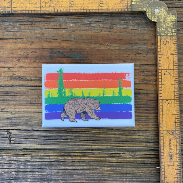 Rainbow Bear Fridge Magnet - Fridge Magnets - Two Little Fruits - Two Little Fruits