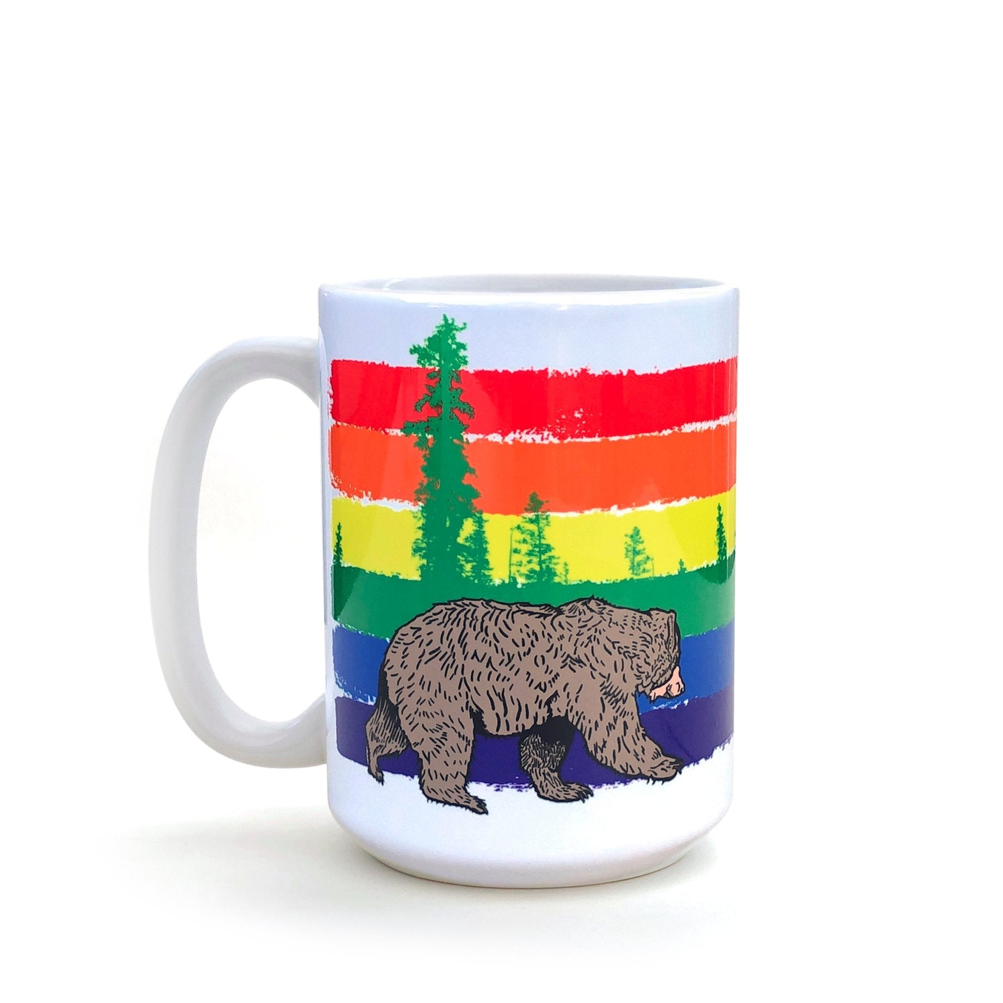 Rainbow Gay Pride Coffee Mug - Mug - Two Little Fruits - Two Little Fruits