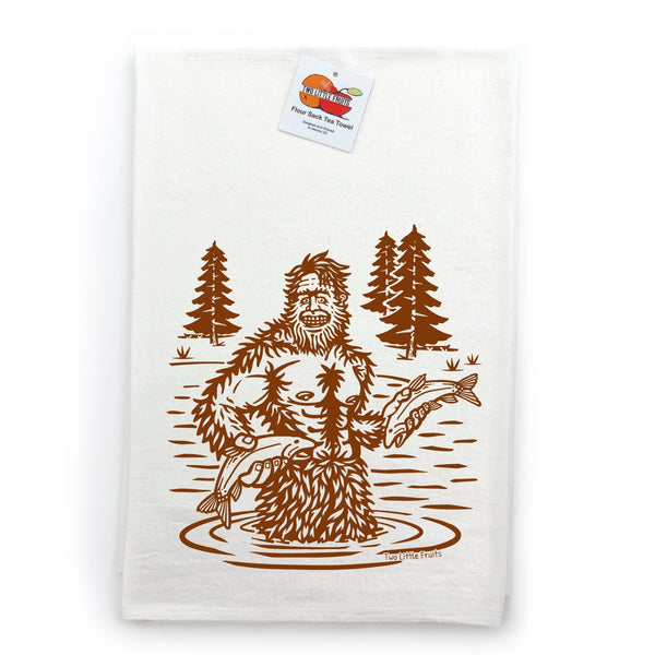 Sasquatch Tea Towel - Tea Towels - Two Little Fruits - Two Little Fruits