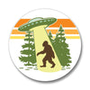 UFO and Sasquatch Drink Coaster - Coasters - Two Little Fruits - Two Little Fruits