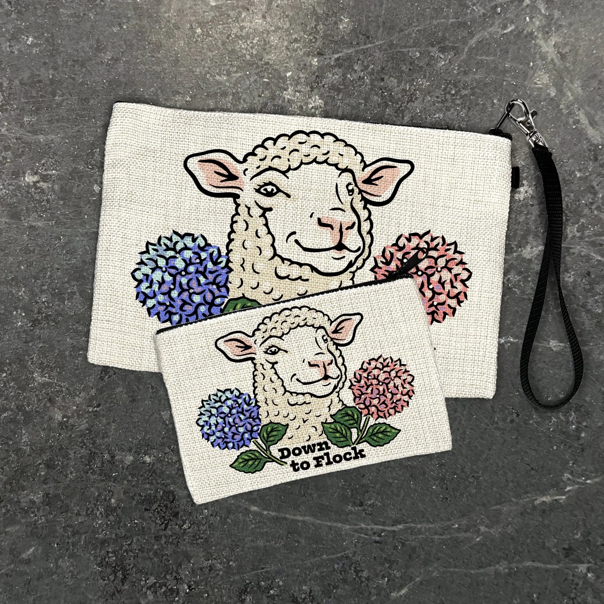 Discover the Adorable Down to Flock Lamb Zipper Pouch - Two Little Fruits