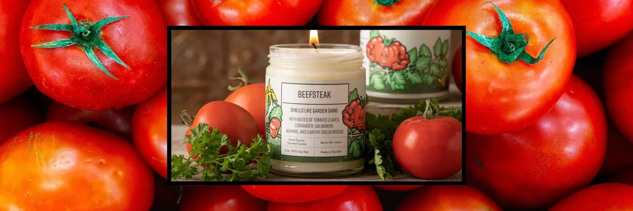Elevate Your Space with Tomato Leaf Scented Candles - Two Little Fruits