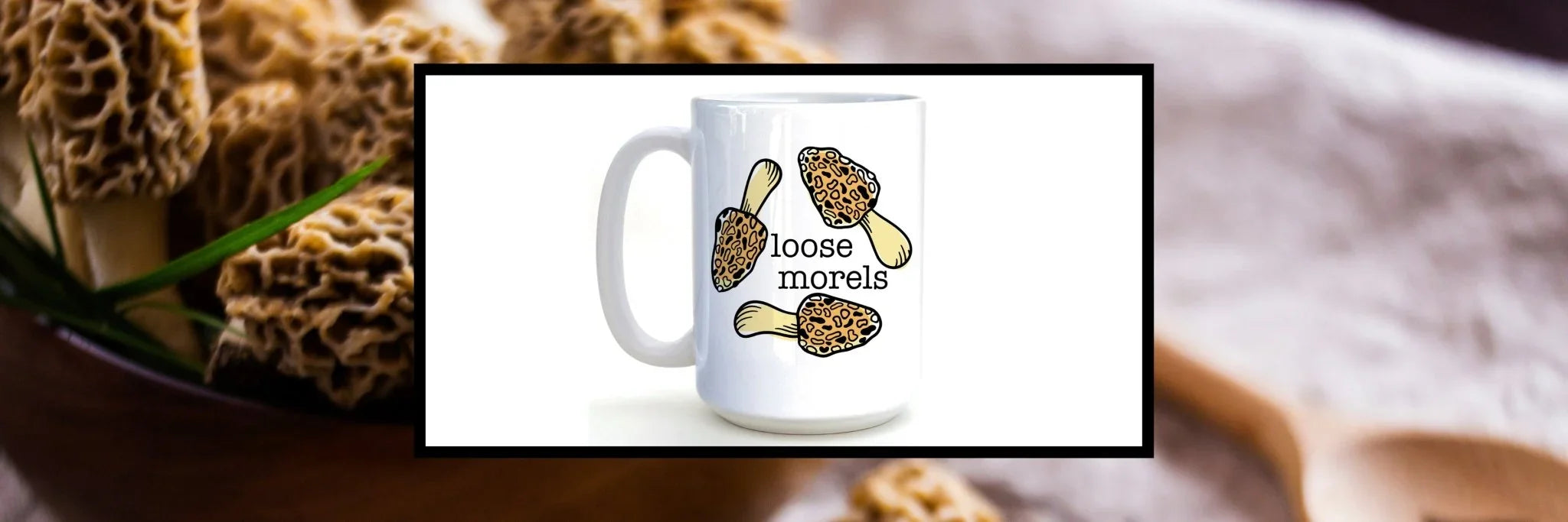Explore the Unique Charm of Our Morel Mushroom Mug