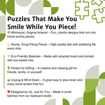 1000 - Piece Moose Jigsaw Puzzle - Vivid Camping Artwork and Bonus Poster - Puzzles - Two Little Fruits - Two Little Fruits