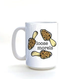 15 Oz Morel Mushroom Design Mug - Durable Ceramic Coffee Cup with Ergonomic Handle - Mug - Two Little Fruits - Two Little Fruits