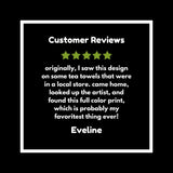 Customer review highlight for the GenderFluid Unique HandIllustrated Coffee Mug – 15 Oz Ceramic Cup, showcasing satisfaction and appreciation for the quirky design of this gender fluid mug.