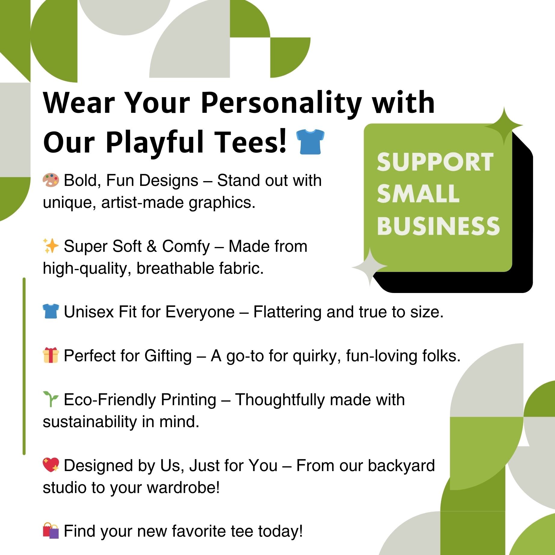 a flyer for a small business