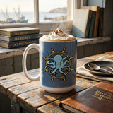 Octopus Coffee Mug — Hand-Illustrated 15oz Ceramic Mug