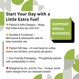 Adorable Chicken Coffee Mug - 15 Oz Heavy - Duty Ceramic, Dishwasher & Microwave Safe - Mug - Two Little Fruits - Two Little Fruits