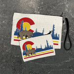 Adorable Colorado Cosmetic Travel Pouch - Versatile Organizer in 2 Sizes for Style & Efficiency - Zipper Pouches - Two Little Fruits - Two Little Fruits