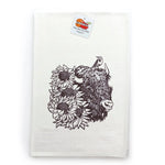 Unique Animal Towels: Bison & Grizzly Bear Kitchen Towel Set – 100Cotton, Eco - Friendly Designs - Tea Towels - Two Little Fruits - Two Little Fruits