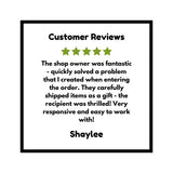 Customer review highlighting excellent service and satisfaction for the art prints, emphasizing the charm of Bento The Octopus Art Print.