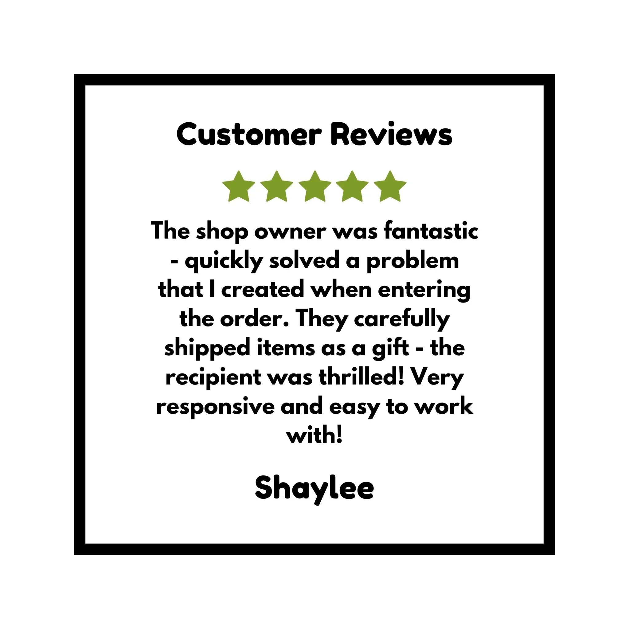 Customer review highlighting excellent service and satisfaction for the art prints, emphasizing the charm of Bento The Octopus Art Print.