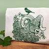 Bighorn Ram Tea Towel - 100% Cotton, Eco - Friendly, Hand - Illustrated, Absorbent Kitchen Towel - Tea Towels - Two Little Fruits - Two Little Fruits