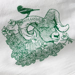 Bighorn Ram illustrated tea towel by Two Little Fruits