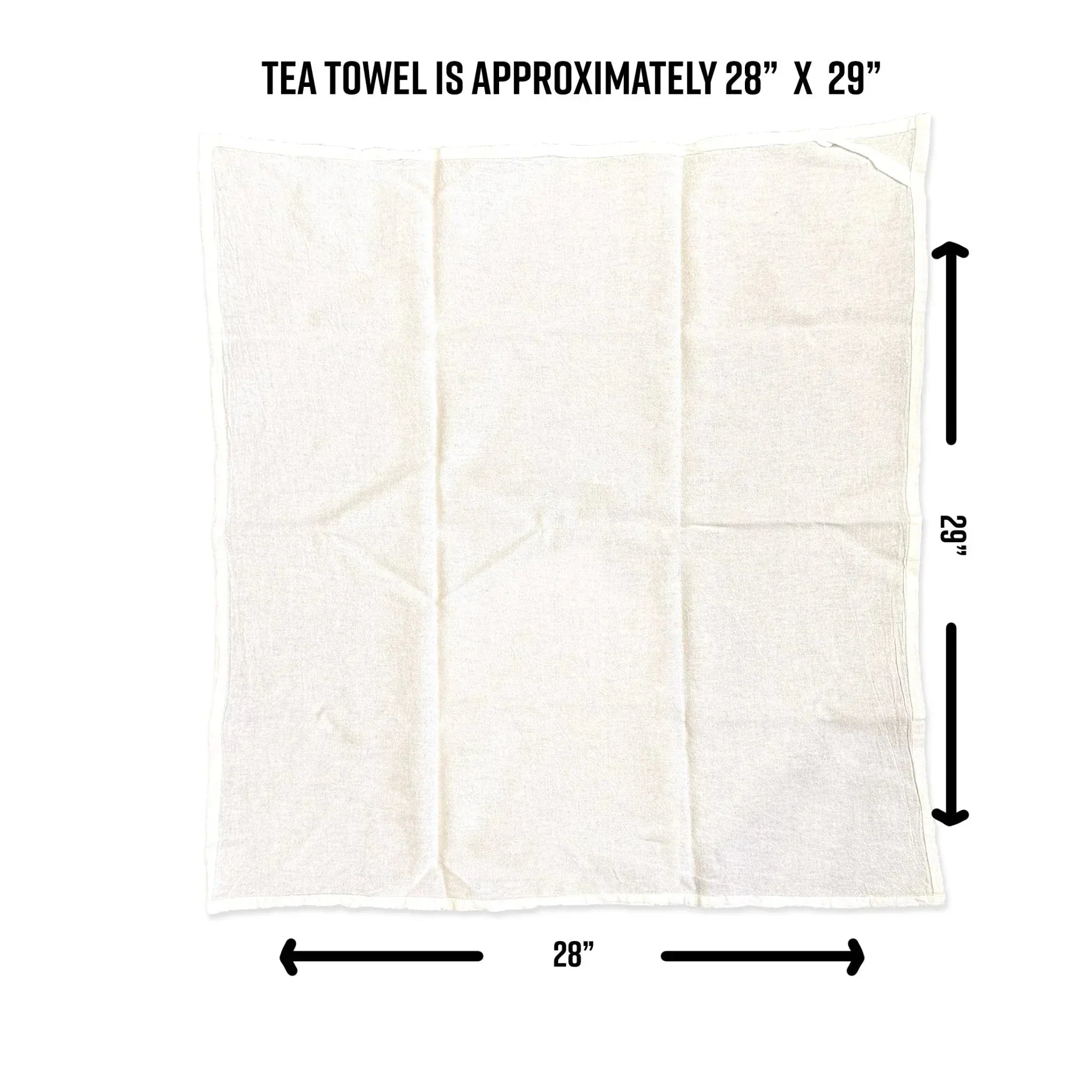 Bighorn Ram Tea Towel - 100Cotton, Eco - Friendly, Hand - Illustrated, Absorbent Kitchen Towel - Tea Towels - Two Little Fruits - Two Little Fruits