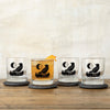 Black Crow Whiskey Glass - Rocks Glass - Two Little Fruits - Two Little Fruits