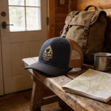 Buffalo Trucker Snapback Hat - Lightweight 6-Panel Mid-Profile Cap with Woven Patch - Two Little Fruits