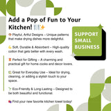 California Grizzly Bear Tea Towel – Hand - Illustrated Design - Tea Towels - Two Little Fruits - Two Little Fruits