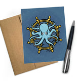 Octo CARD hand-illustrated by Two Little Fruits