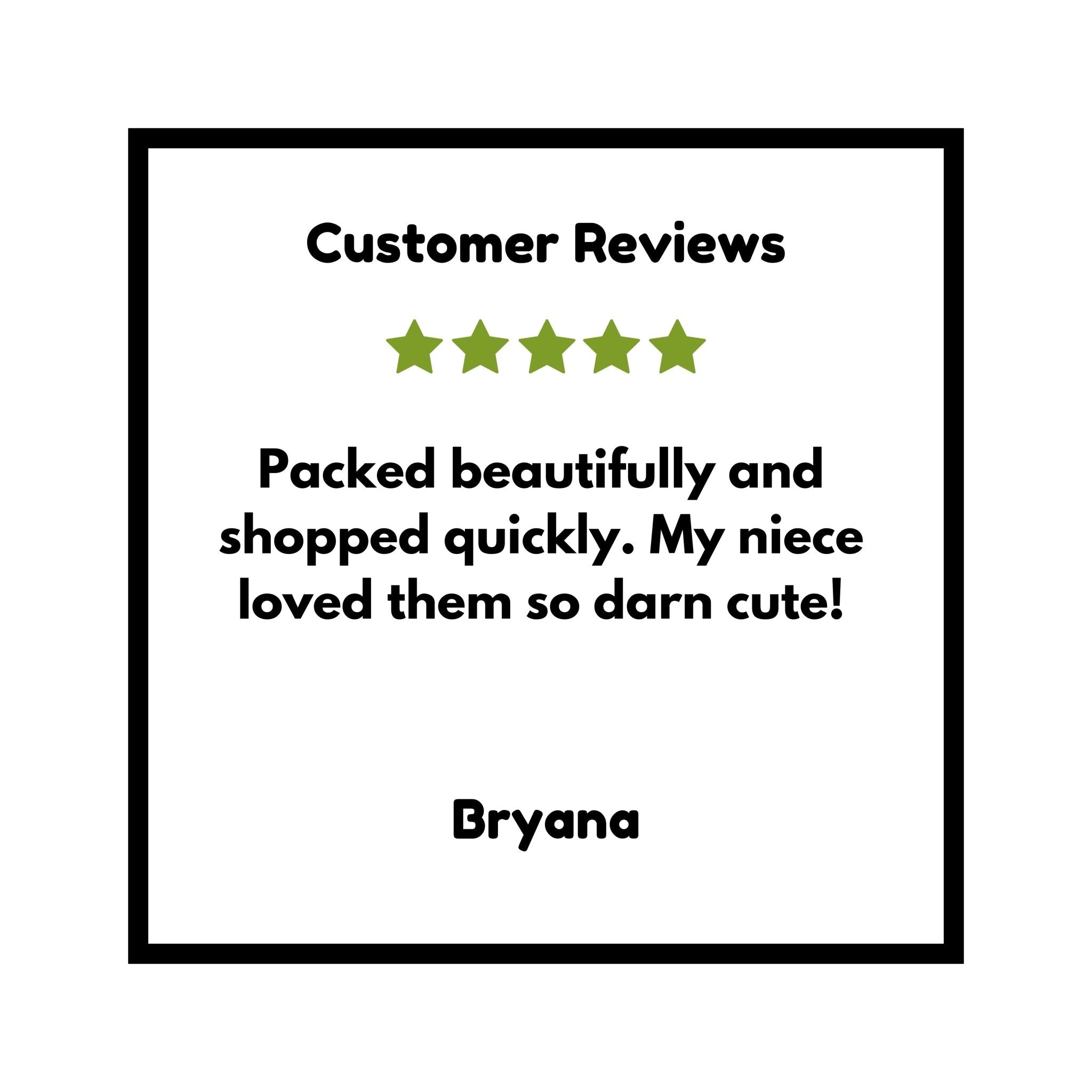 Customer review illustration praising the Colorado Beer Sticker - Durable Waterproof Vinyl Decal, highlighting its cute design and quality packaging.