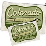 Colorado - Cannabis Themed Pouch - Fun Zipper Pouch for Accessories & Essentials, 2 Sizes - Zipper Pouches - Two Little Fruits - Two Little Fruits
