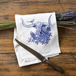 Colorful Tea Towel Set - Bison & Longhorn Steer Design, 100% Cotton, Eco - Friendly, 28x29 Inches - Tea Towels - Two Little Fruits - Two Little Fruits